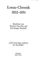 Cover of: Lenau-Chronik 1802-1851
