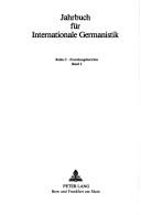 Cover of: Vergleichende Literaturwissenschaft: erster Bericht, 1968-1977
