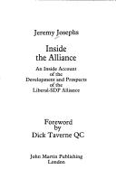 Cover of: Inside the alliance | Jeremy Josephs