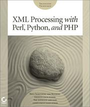 Cover of: XML processing with Perl, Python, and PHP
