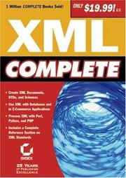 Cover of: XML Complete