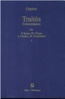 Cover of: Cyprien, traités: concordance : documentation lexicale et grammaticale