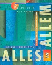 Cover of: Alles in allem (Readings & Activities): An Intermediate German Course (Student Edition)