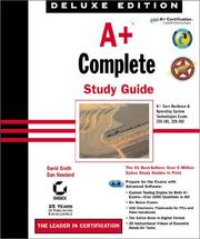 Cover of: A+ Complete Study Guide | David Groth