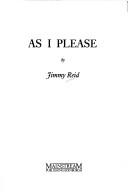 Cover of: As I please