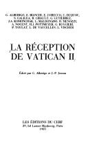 Cover of: La Réception de Vatican II by édité par G. Alberigo et J.-P. Jossua.