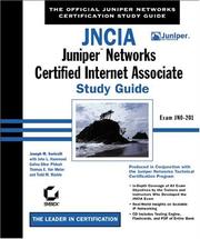Cover of: JNCIA by Joseph M. Soricelli with John L. Hammond ... [et al.].
