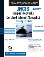 Cover of: JNCIS: Juniper Networks Certified Internet Specialist Study Guide (JNO-303)