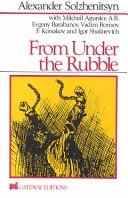 Cover of: From under the rubble by Александр Исаевич Солженицын
