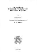 Cover of: Grundlagen indischer Dichtung und indischen Denkens