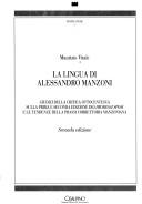 Cover of: La lingua di Alessandro Manzoni by Maurizio Vitale