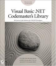 Cover of: Visual Basic .NET Codemaster's Library