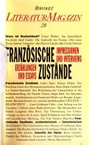 Cover of: Französische Zustände by herausgegeben von Martin Lüdke und Delf Schmidt.