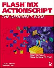 Cover of: Flash MX ActionScript by J. Scott Hamlin, Jennifer S. Hall, Jennifer  S. Hall