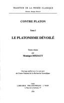 Cover of: Contre Platon.
