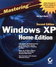 Cover of: Mastering Windows XP Home Edition by Guy Hart-Davis