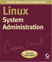 Cover of: Linux System Administration, Second Edition (Craig Hunt Linux Library)
