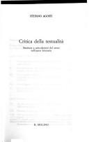 Cover of: Critica della testualità by Stefano Agosti
