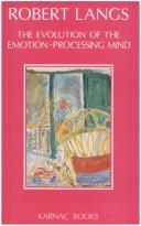 Cover of: The evolution of the emotion-processing mind by Robert Langs