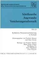 Cover of: Kollektive Personenversicherung in Europa