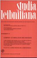 Cover of: Leibniz, le meilleur des mondes: Table Ronde ... Domaine de Seillac (Loir-et-Cher), 7 au 9 juin 1990