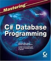 Cover of: Mastering C# Database Programming by Jason Price