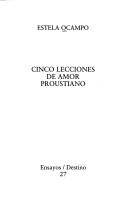 Cover of: Cinco lecciones de amor proustiano