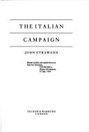 Cover of: Italian campaign