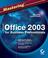 Cover of: Mastering Microsoft Office 2003 for Business Professionals