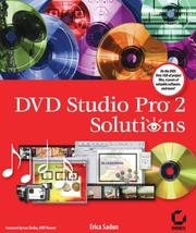 DVD Studio Pro 2 Solutions by Erica Sadun