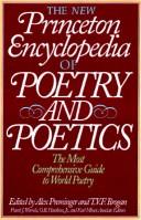 Cover of: The New Princeton encyclopedia of poetry and poetics