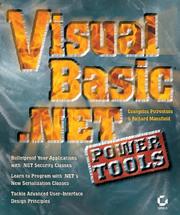 Cover of: Visual Basic .NET Power Tools by Evangelos Petroutsos, Richard Mansfield