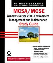 Cover of: MCSA/MCSE by Lisa Donald, Suzan Sage London, James Chellis