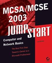 Cover of: MCSA/MCSE 2003 jumpstart: computer and network basics
