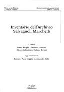 Cover of: Inventario dell'Archivio Salvagnoli Marchetti