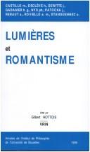 Cover of: Lumières et romantisme