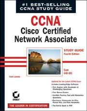 Cover of: CCNA Cisco Certified Network Associate Study Guide, 4th Edition (640-801) by Todd Lammle, Sybex