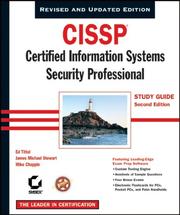Cover of: CISSP: Certified Information Systems Security Professional