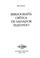 Cover of: Bibliografía crítica de Salvador Elizondo