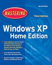 Cover of: Mastering Windows XP home edition by Guy Hart-Davis