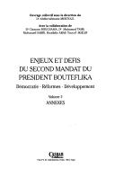 Cover of: Enjeux et défis du second mandat du président Bouteflika by ouvrage collectif sous la direction du Abderrahmane Mebtoul ; avec la collaboration de Chouam Bouchama ... [et al.].