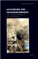 Cover of: Aufklärung und Erfahrungswandel: Studien zur deutschen Literaturgeschichte des späten 18. Jahrhunderts