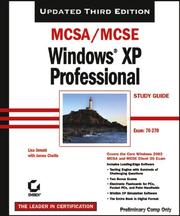 Cover of: MCSA/MCSE Windows XP Professional Study Guide (70-270), 3rd Ed. by Lisa Donald, James Chellis