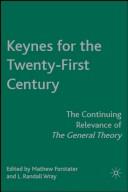 Cover of: Keynes for the twenty-first century