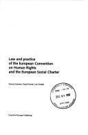 Cover of: Law and practice of the European Convention on Human Rights and the European social charter by Donna Gomien