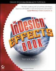 Cover of: The InDesign Effects Book