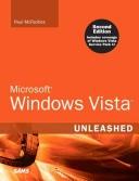 Cover of: Microsoft Windows Vista unleashed by Paul McFedries