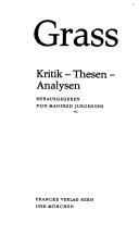 Cover of: Grass: Kritik-Thesen-Analysen