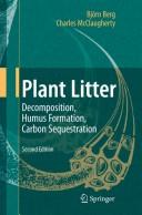 Cover of: Plant litter: decomposition, humus formation, carbon sequestration