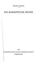 Cover of: Die romantische Ironie